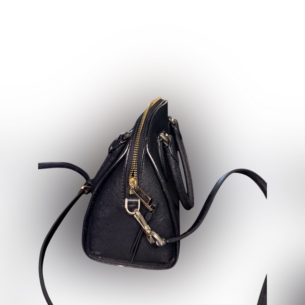 Kate Spade Reiley Medium Dome Satchel – Black Saffiano Leather - Picture 3 of 8